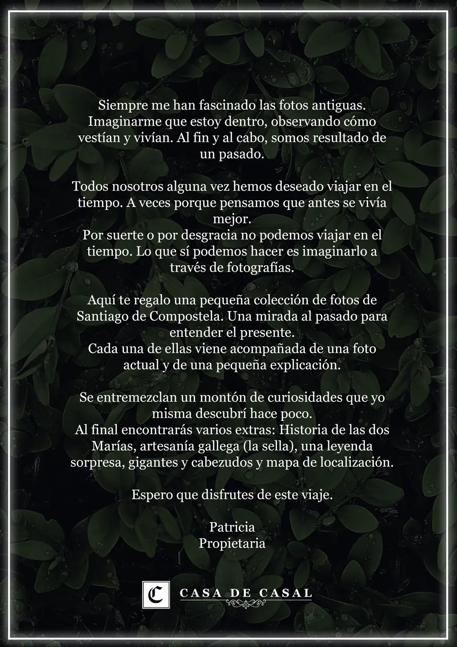 Página del folleto de Casa de Casal, imagen 2 de 5