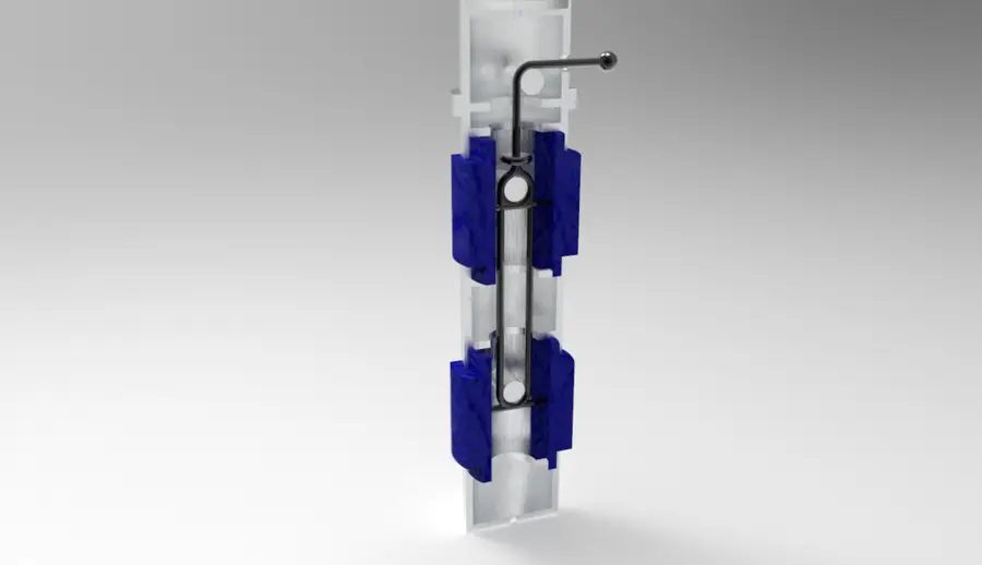 Render de la tija autorregulable, imagen 3 de 4